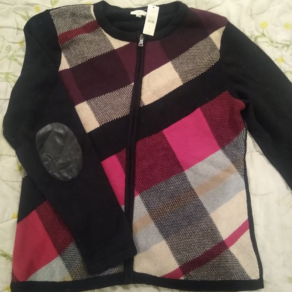 Talbot's plaid sweater